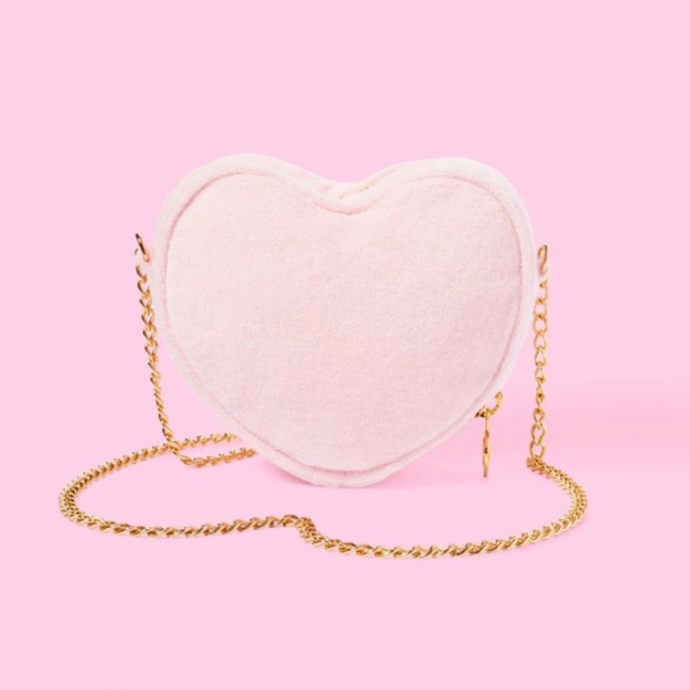 NWT Stoney Clover Lane x Target Terry Cloth Heart Crossbody Bag